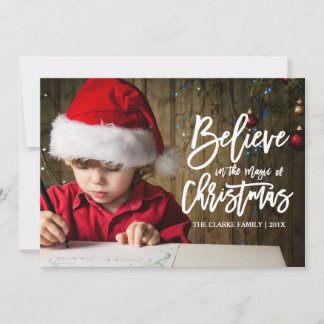 Believe | The Magic of Christmas Holiday Card