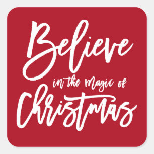 Believe   The Magic of Christmas Holiday Sticker
