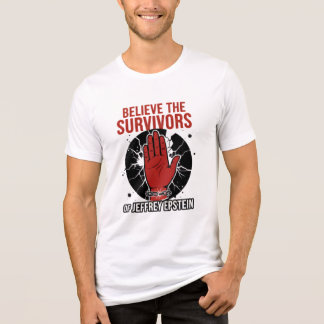 Believe the Survivors of Jeffrey Epstein Tri-Blend Shirt