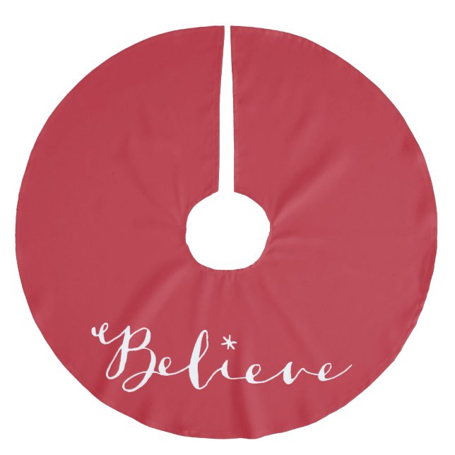 Believe - The Wonder of Christmas Tree Skirt (Front)