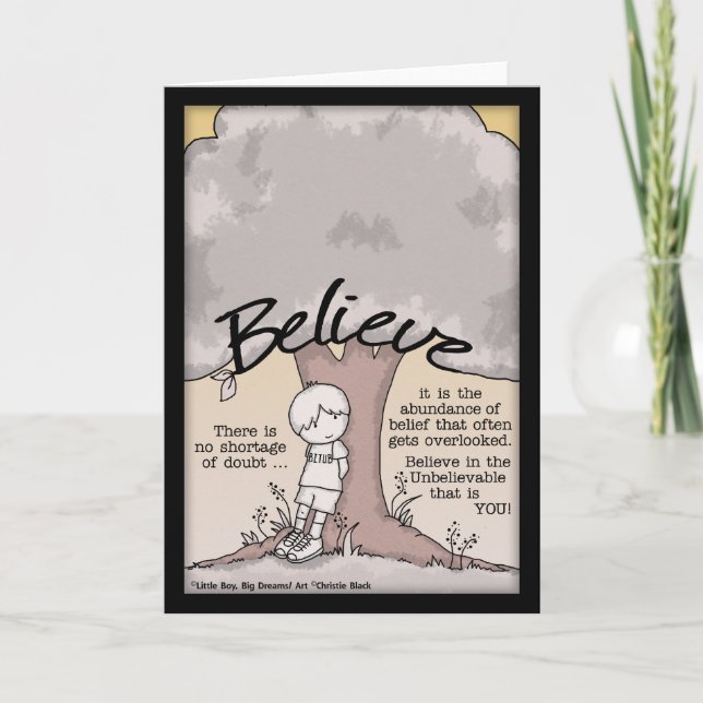 Believe Tree Card (Front)