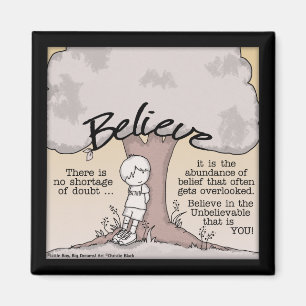 Believe Tree Magnet
