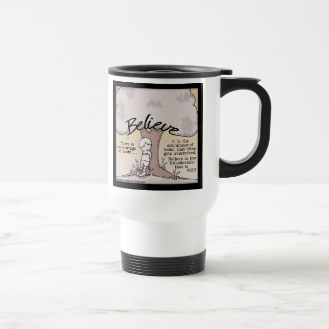 Believe Tree Travel Mug (Right)