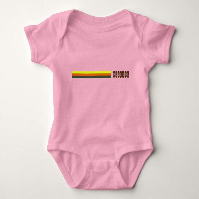 Believe Trendy Baby Bodysuit (Front)