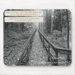 Believe - "Walk in Faith" Mouse Mat