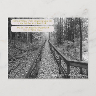 Believe - "Walk In Faith" Postcard