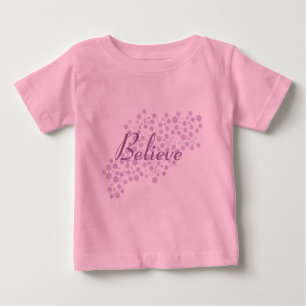Believe/Winter Snowflakes Baby T-Shirt