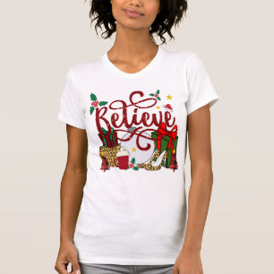 BELIEVE WITH WOMENS PRESENTS SHOES COCOA T-Shirt