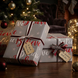 Believe Wrapping Paper