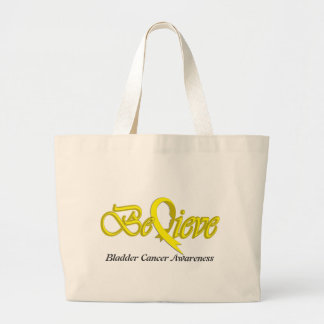 Believe (Yellow - Gift Items) Large Tote Bag