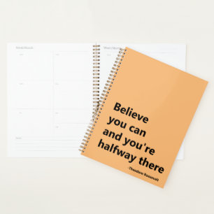Believe you can planner