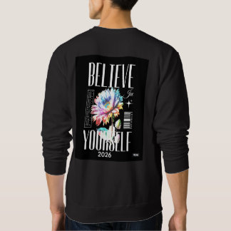 Believe your self Logo on top of the T-shirt logo