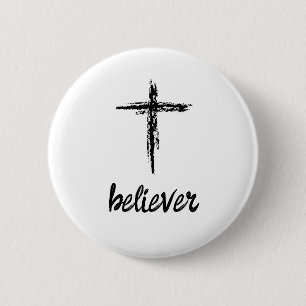 Believer 6 Cm Round Badge