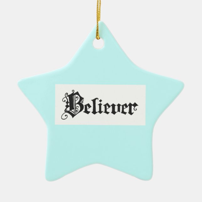 Believer Ornament (Front)