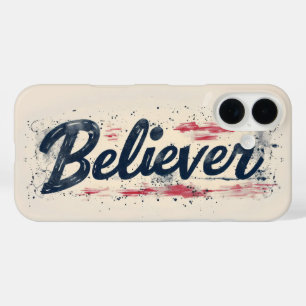 Believer Slogan Urban iPhone 16 Case