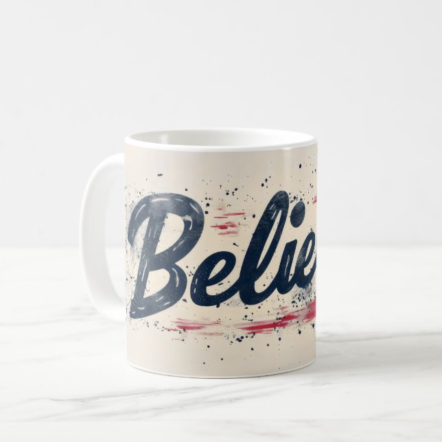 Believer Slogan Urban Coffee Mug (Front Left)