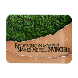 "Believing in myself" Motivation Affirmation Flexi Magnet