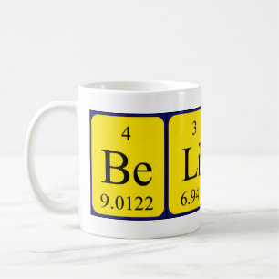 Belinay periodic table name mug
