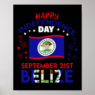 Belise 43rd Independence Day Belizean Pride Belise Poster