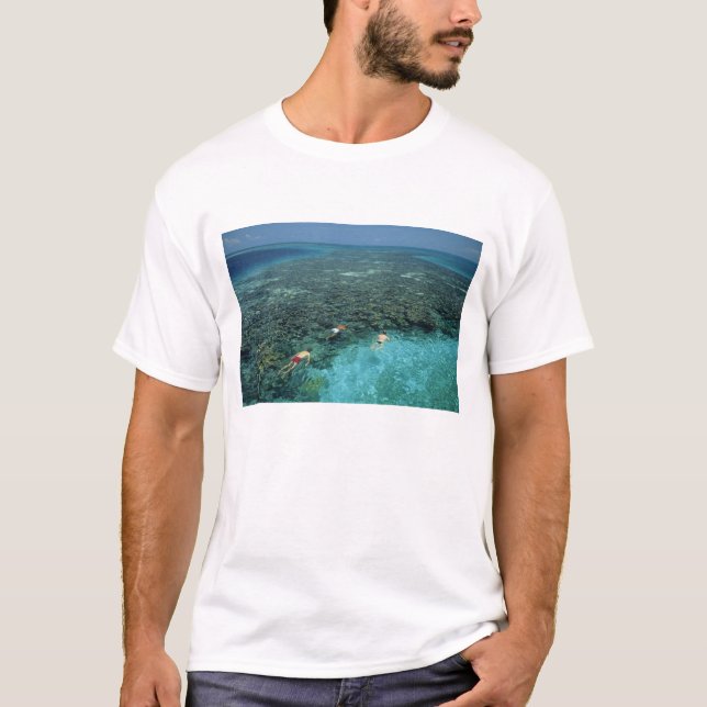 Belise, Barrier Reef, Lighthouse Reef, Blue T-Shirt (Front)
