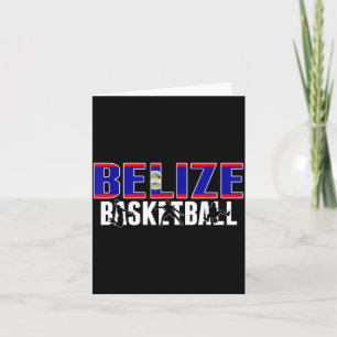 Belise Basball Fans Jersey Belizean Flag Slam Dunk Card