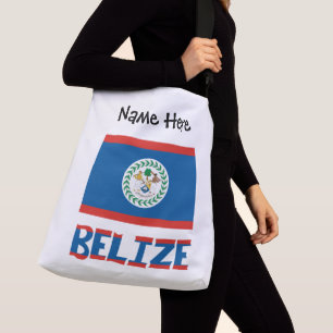 Belise Belizean Flag Personalised  Crossbody Bag