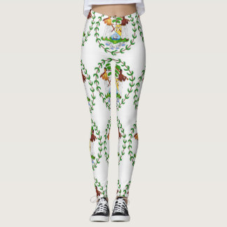 Belise Belizean Kriol Flag Leggings