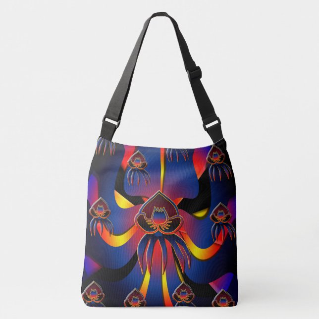Belise Black Orchid Tote bag (Front)
