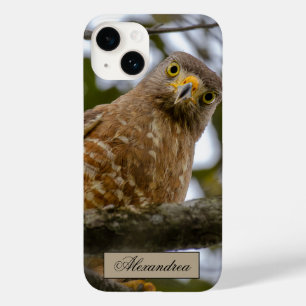 Belise Brown Roadside Hawk Bird Photography Case-Mate iPhone 14 Case