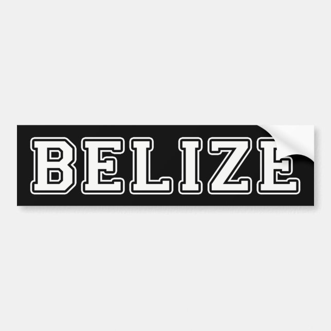 Belise Bumper Sticker (Front)