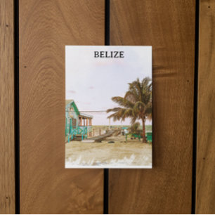 Belise Caribbean Beach Scenery Postcard