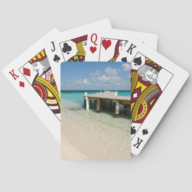 Belise, Caribbean Sea, Goff Caye. A Small Island Playing Cards (Back)