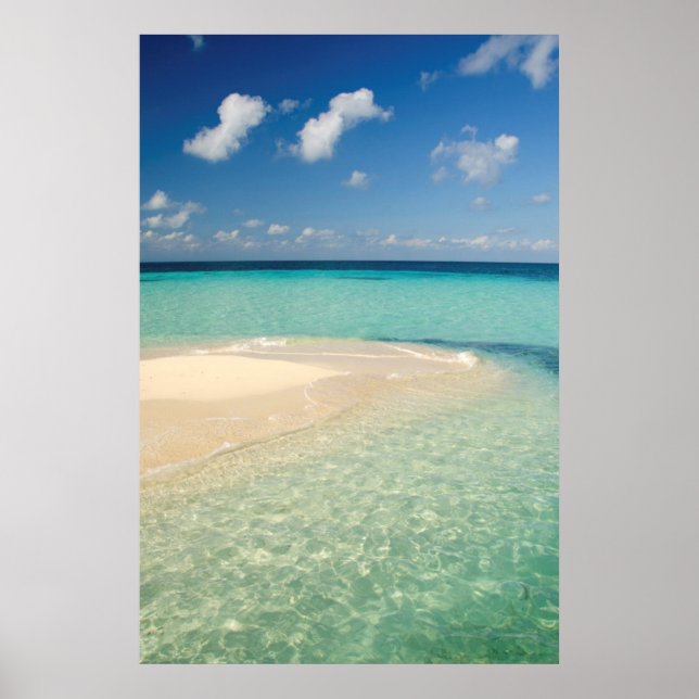 Belise, Caribbean Sea. Goff Caye, A Small Island Poster (Front)