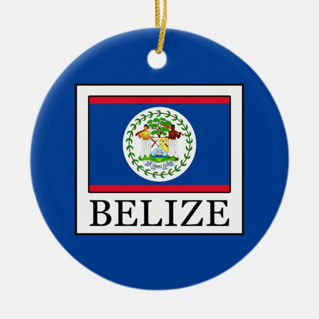 Belise Ceramic Tree Decoration (Front)
