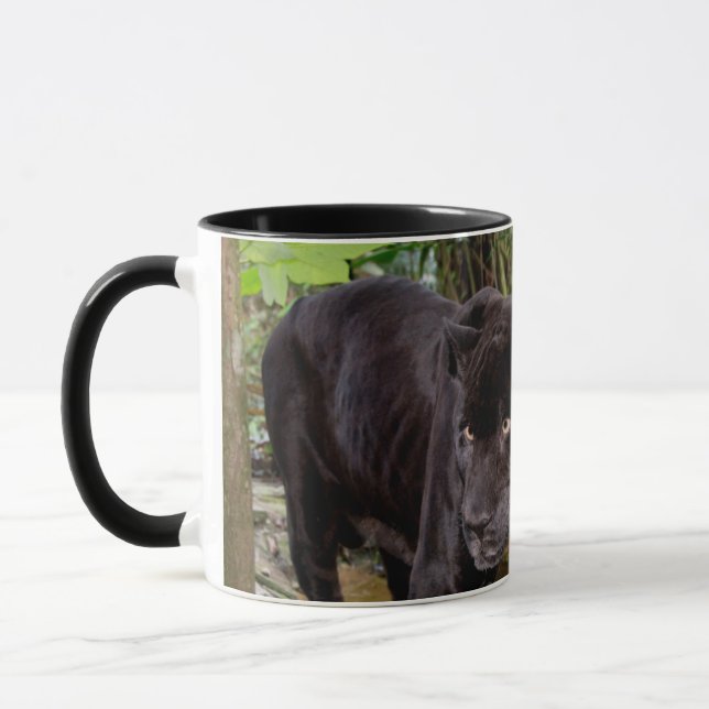 Belise City Zoo. Black panther Mug (Left)