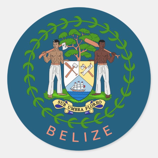 Belise Coat of Arms Classic Round Sticker (Front)