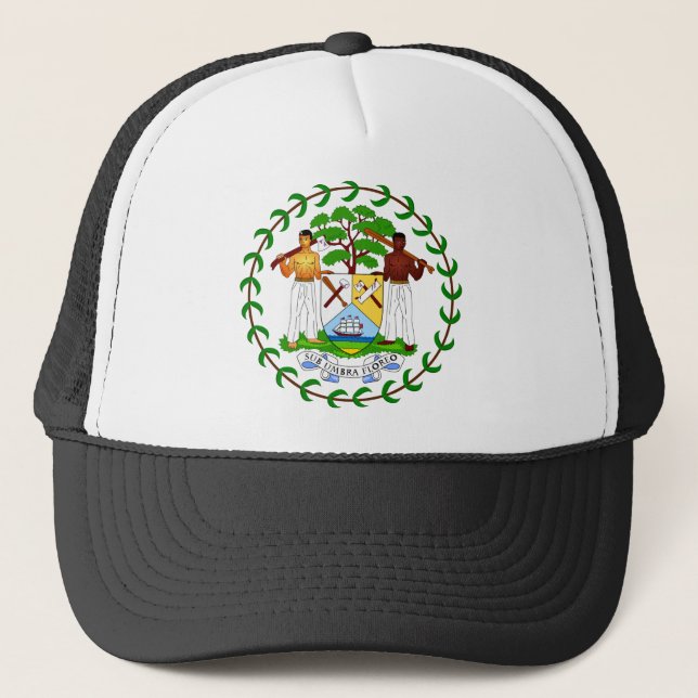 Belise coat of arms trucker hat (Front)