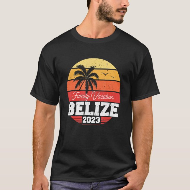 Belise Family Vacation 2023 Matching Holiday Summe T-Shirt (Front)