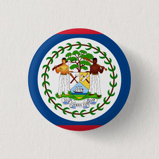 Belise Flag 3 Cm Round Badge (Front)