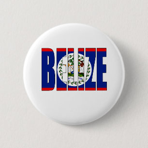 Belise Flag 6 Cm Round Badge