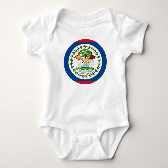 Belise flag Baby Jersey Bodysuit (Front)