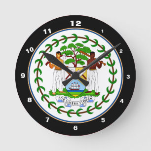 Belise Flag & Belise trendy fashion /design clock