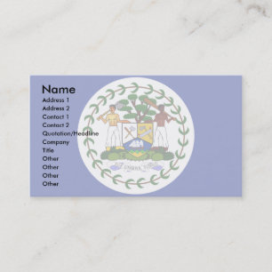 Belise Flag Business Card