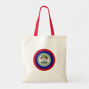Belise Flag Coat of Arms Tote Bag