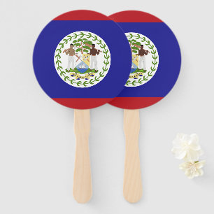 Belise flag hand fan
