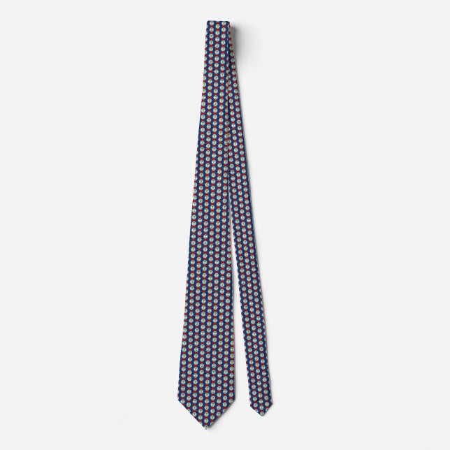 Belise Flag Honeycomb Tie (Front)