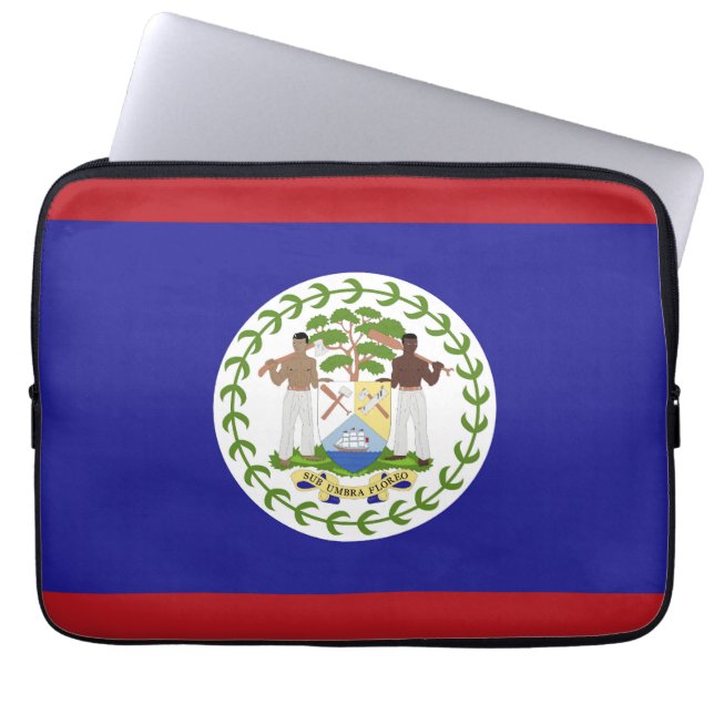 Belise flag laptop sleeve (Front)