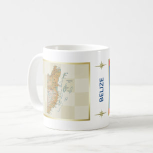 Belise Flag + Map Mug