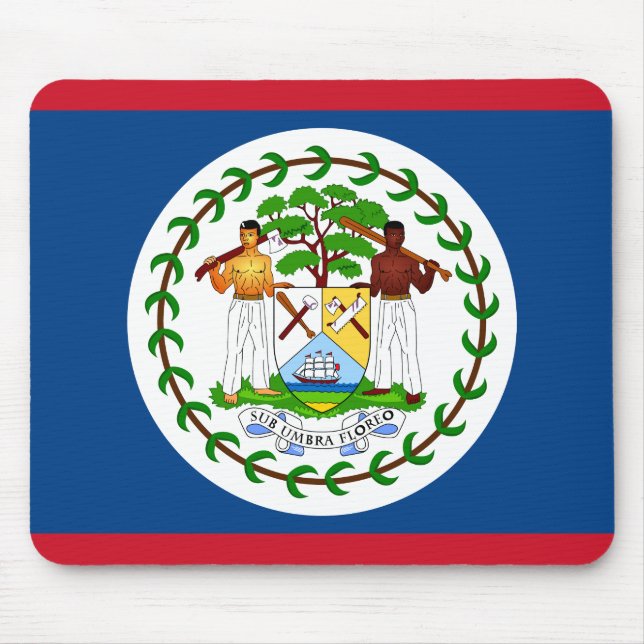 Belise Flag Mouse Mat (Front)