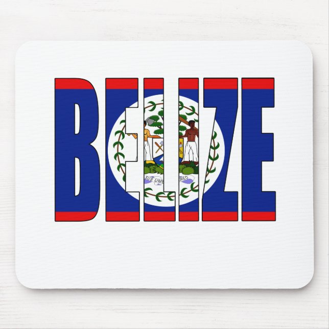Belise Flag Mouse Mat (Front)